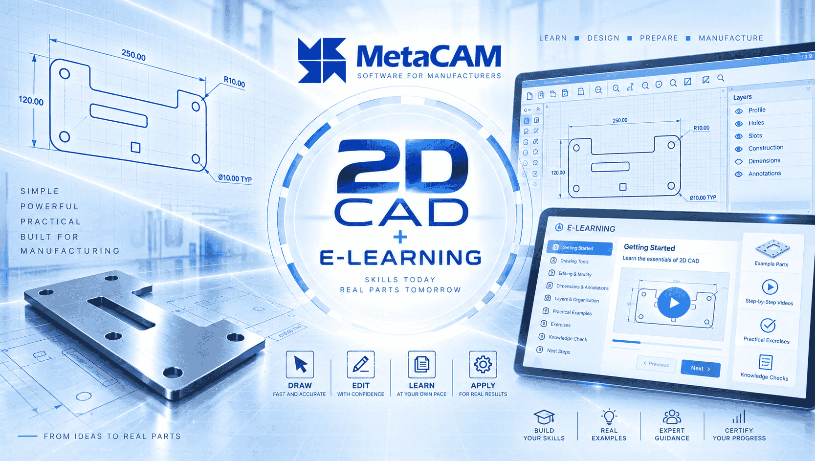 2D CAD for Sheet Metal: Drawings, Flat Patterns and Cutting Files