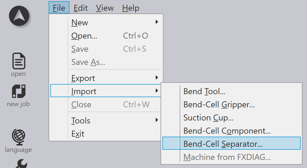 Import Separator Sheet