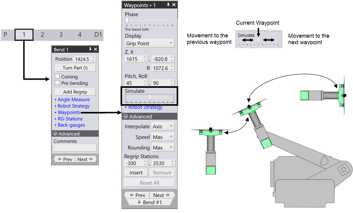 simulateWaypoint