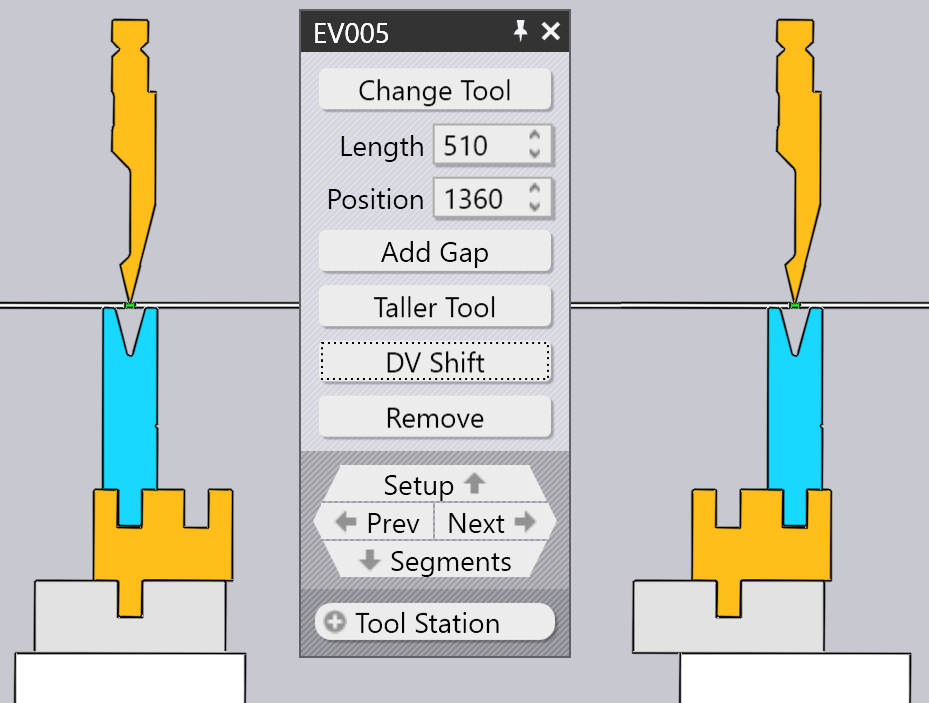 Double-V Shift