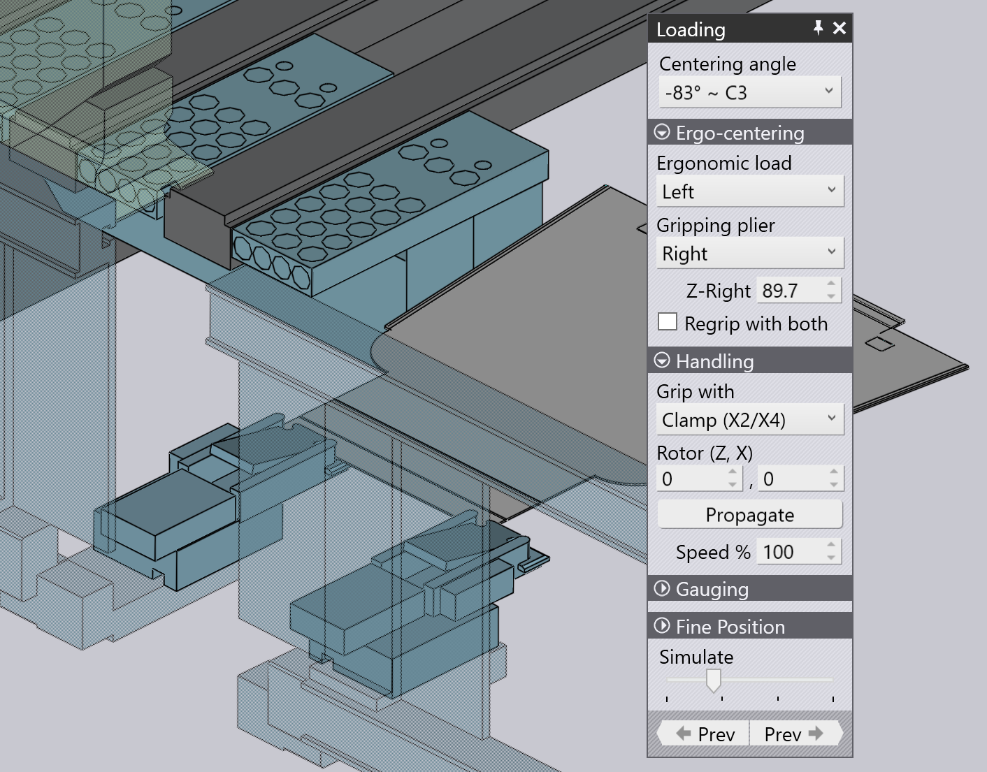 7020 Ergonomic Centering