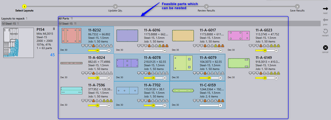 Layout Repack