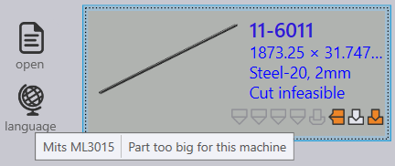 Cut Infeasible Error